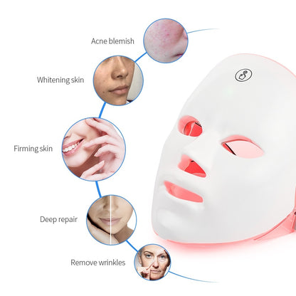 7-Colors LED Therapy Face Mask