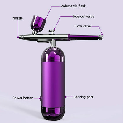 Wireless Nail Air brush with Compressor