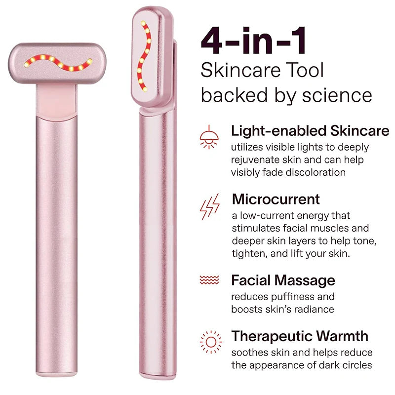 Micro Current Red Facial Device