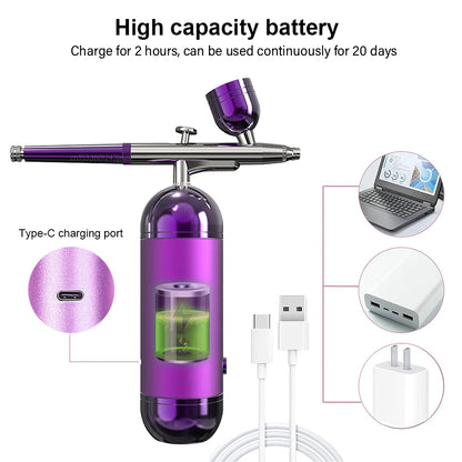 Wireless Nail Air brush with Compressor