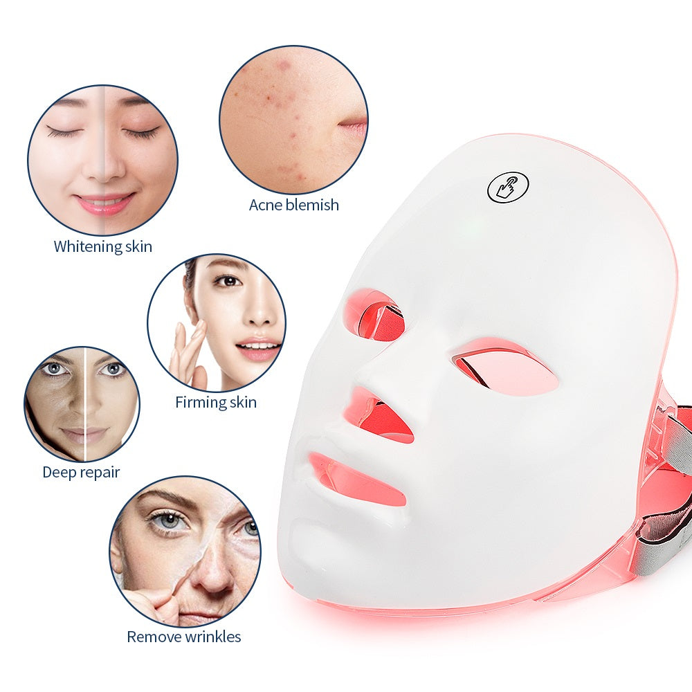 7-Colors LED Therapy Face Mask