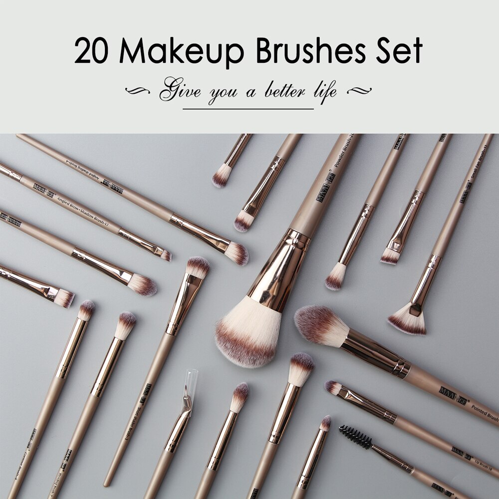 20-Piece Eye Makeup Brush Set