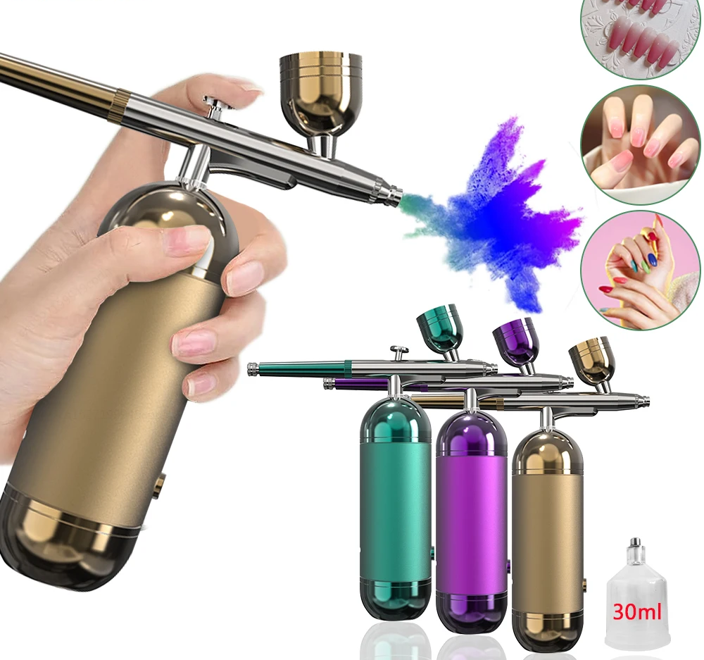 Wireless Nail Air brush with Compressor